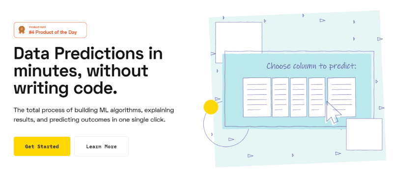 Obviously.ai homepage banner