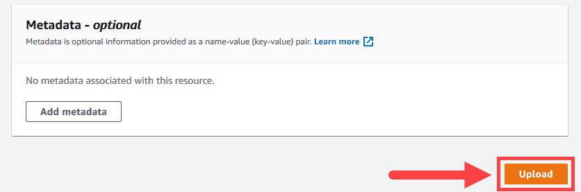 Select the upload button