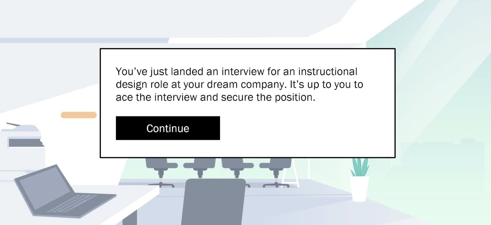 Scenario-based eLearning Intro Example - Setting the Context