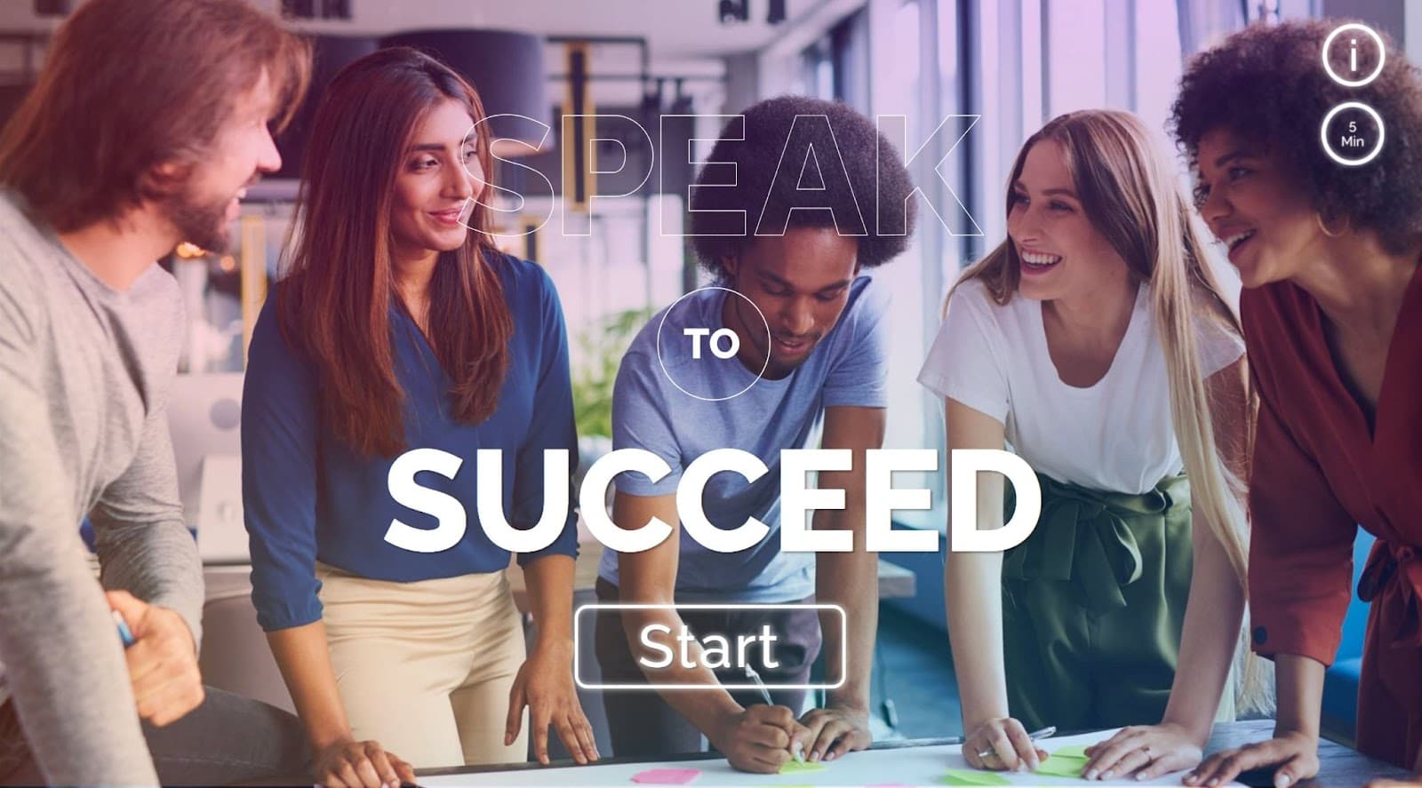 eLearning Title Screen Comes Into Focus On Hover